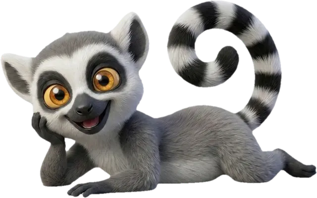 Lucas, la mascotte du Dojo, allongé détendu avec un grand sourire